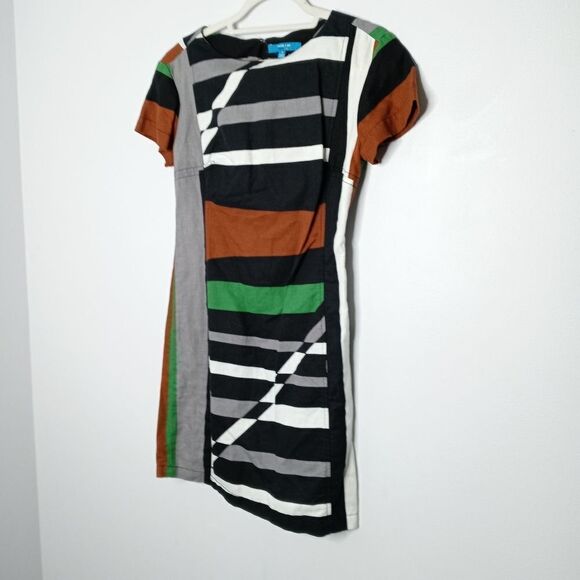 DEREK LAM FOR DESIGN NATION MULTICOLOR DRESS SIZE 4 - Picture 5 of 10